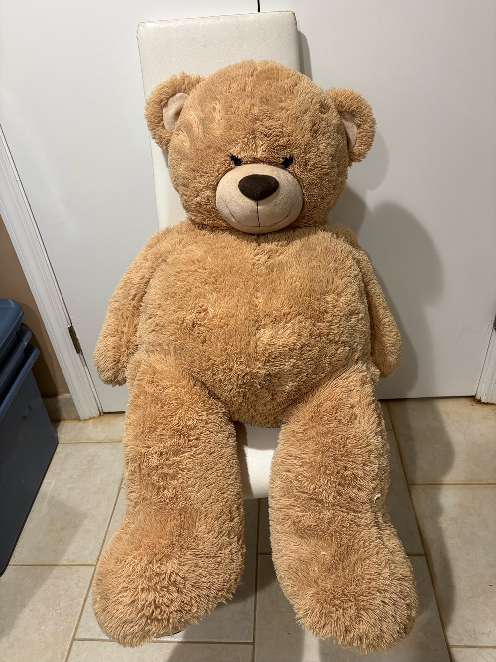 Plush Tan Giant Teddy Bear